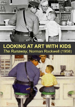 http://tinkerlab.com/looking-at-art-with-kids-norman-rockwell/