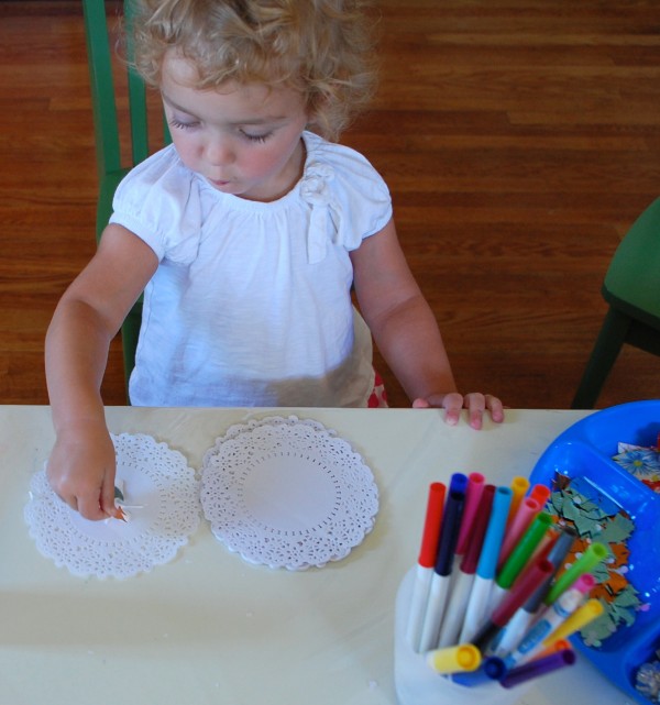Drawing on Doilies