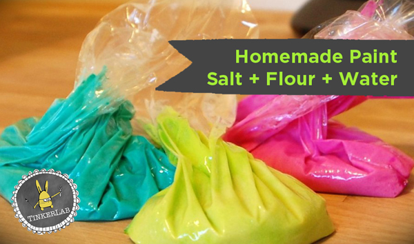 Homemade Paint | Salt + Flour + Water | Easiest Paint Recipe Ever!