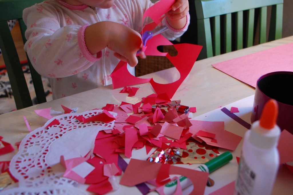 deconstructed valentines: a process art activity