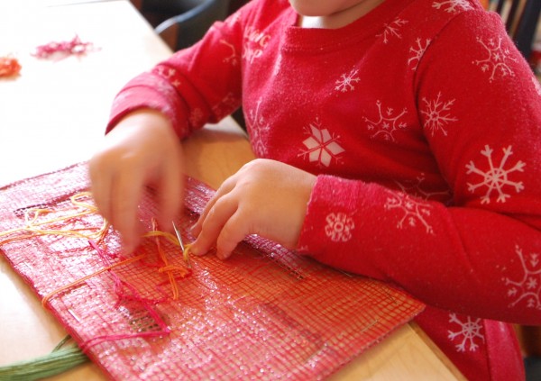 even toddlers can sew | a sewing project for beginners