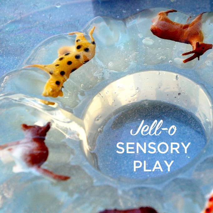 Jello Sensory Play for Toddlers and Preschoolers