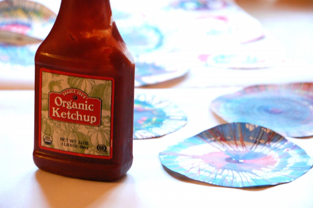 ketchup and spin art