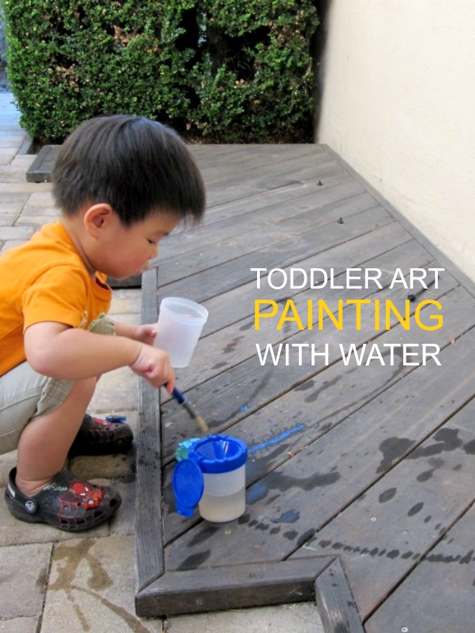 Toddler Art Painting with Water