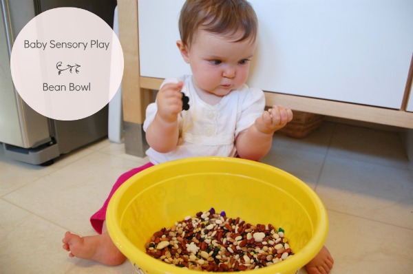 Baby Sensory Play: Bean Bowl.