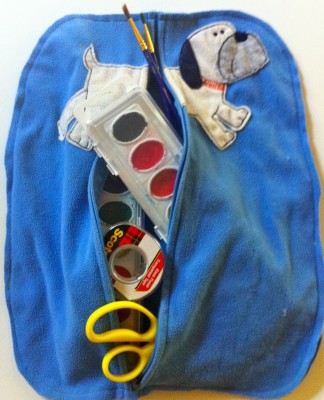 upcycled art bag
