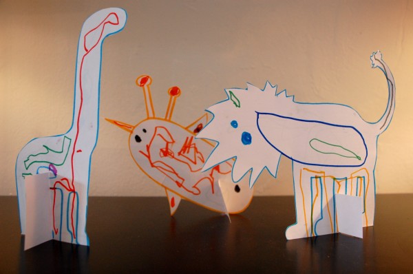 Pop-up Paper Zoo - TinkerLab