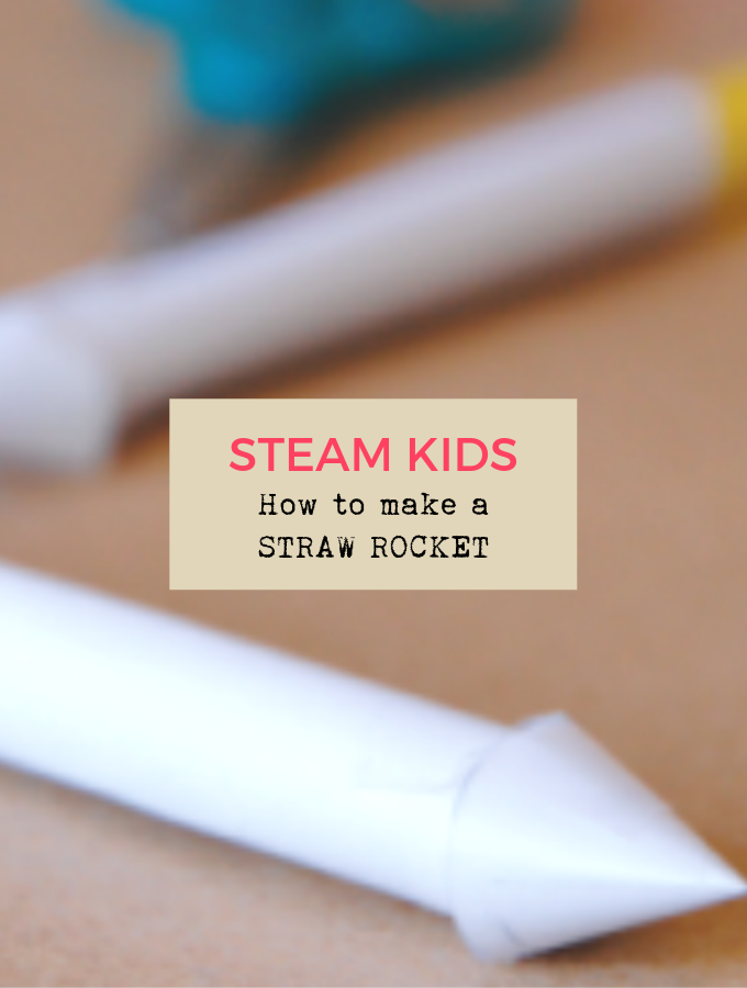 HOW TO MAKE A STRAW ROCKET