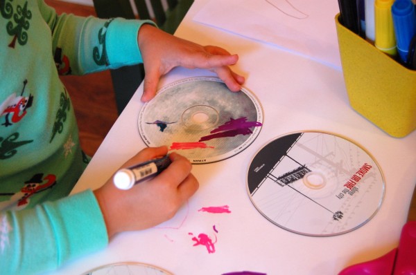 Invitation to Create with CD’s + Paint Pens