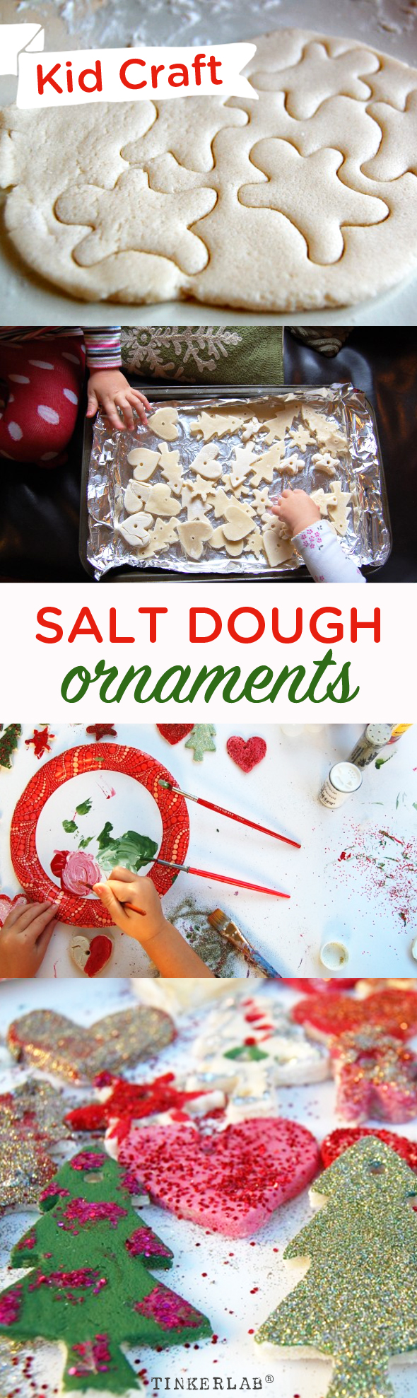 How to make salt dough ornaments with kids | TinkerLab