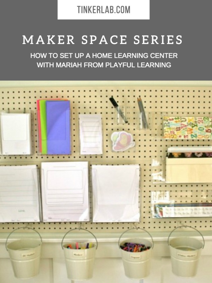 How to set up a home learning space from Playful Learning