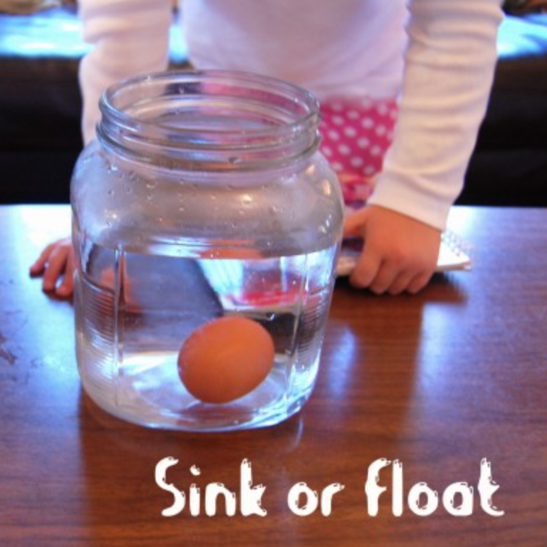 science experiment: the floating egg
