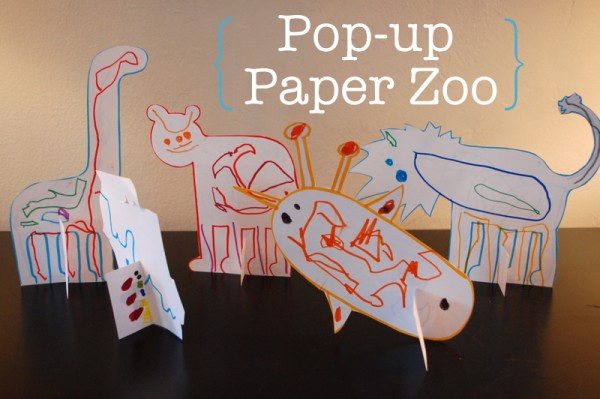 Pop up Paper Zoo {Free Download} - TinkerLab