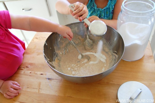 invent a recipe with kids