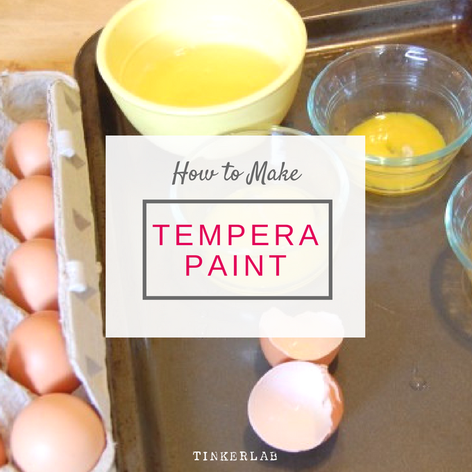 How to make tempera paint | So easy and non toxic.