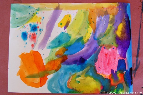 how to watercolor with kids