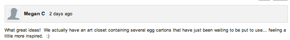 creative challenge: egg carton