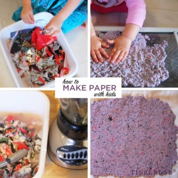 Add Paper Kid How to Make Paper with Kids: A step-by-step tutorial - TinkerLab