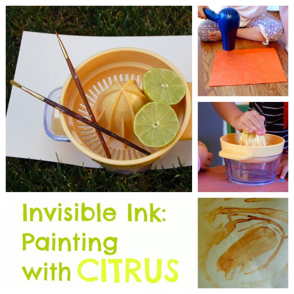 invisible ink science activity kids