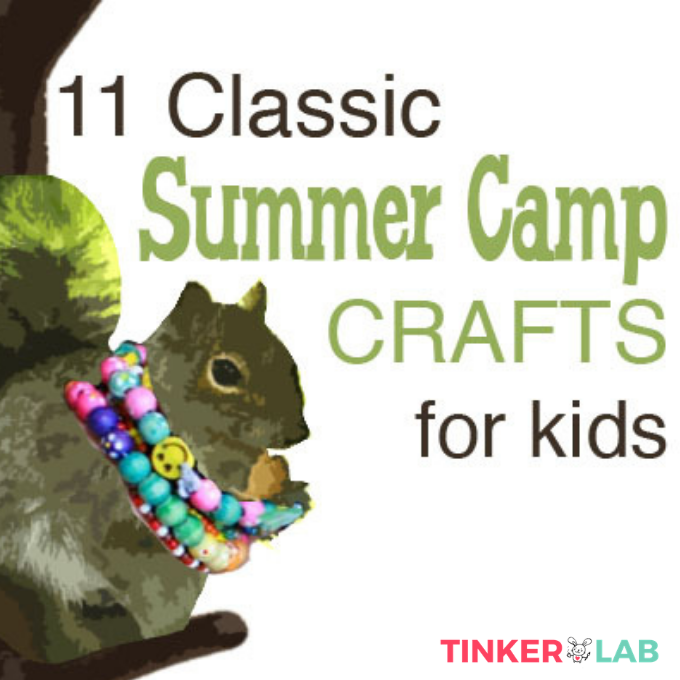 Classic summer camp crafts for kids