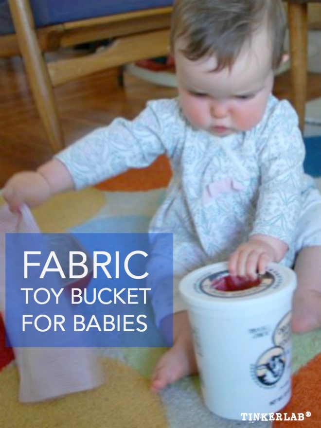 Fabric Toy Bucket for Babies