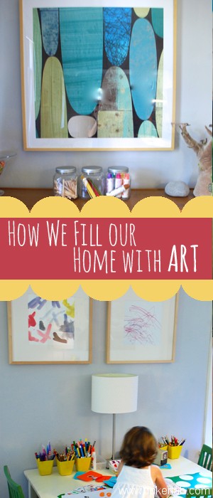 how we fill our home with art {part two}