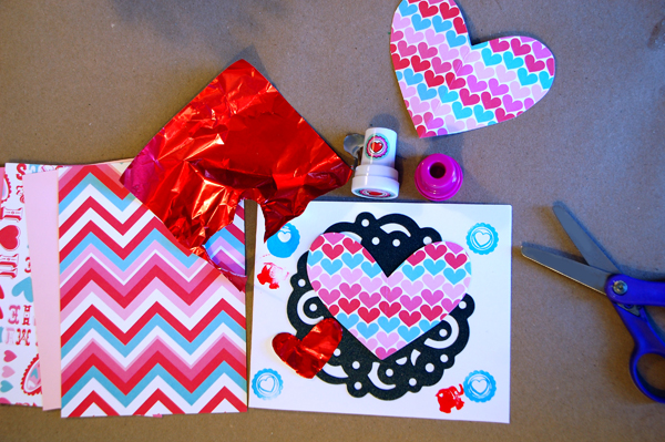make your own valentines card