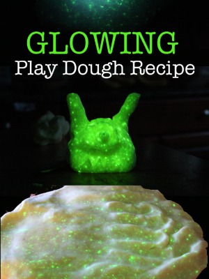 glowing playdough recipe