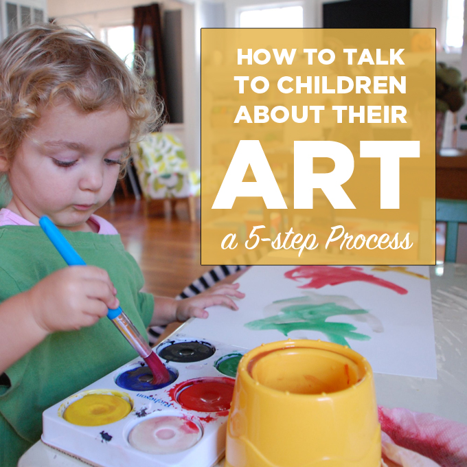 how to talk to children about their art