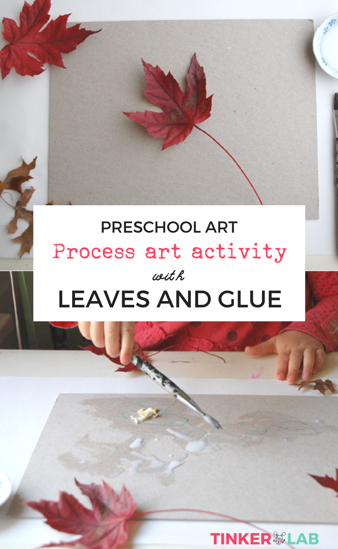 Лиственное творчество для детей [Process Art with Leaves and Glue]