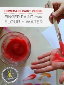 homemade finger paint recipe