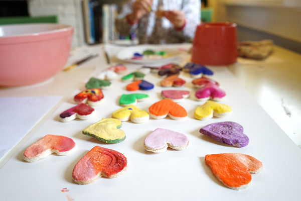 Valentine Crafts for Kids: Salt Dough Magnets