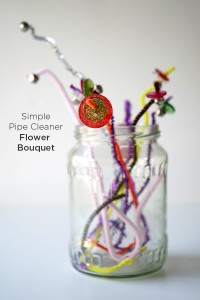 Simple Pipe Cleaner Flower Bouquet | Easy Craft for Kids