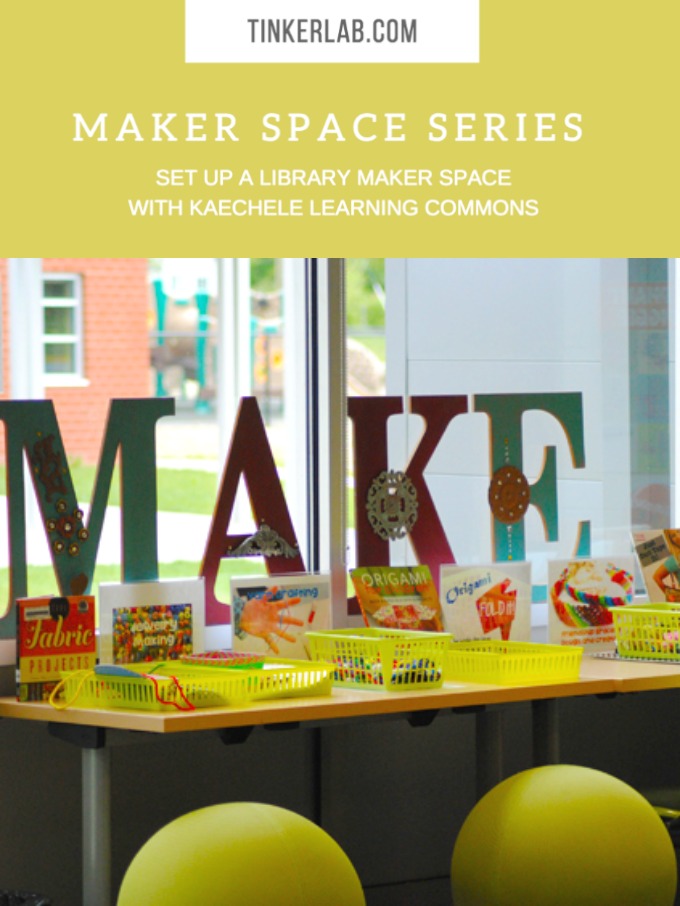 Set up a library maker space with tips from Kaechele Learning Commons