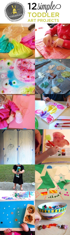 12 Simple and Fun Toddler Art Projects | TinkerLab.com