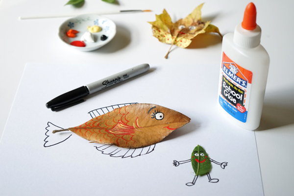 Fall Craft Ideas | Leaf Critters | TinkerLab.com