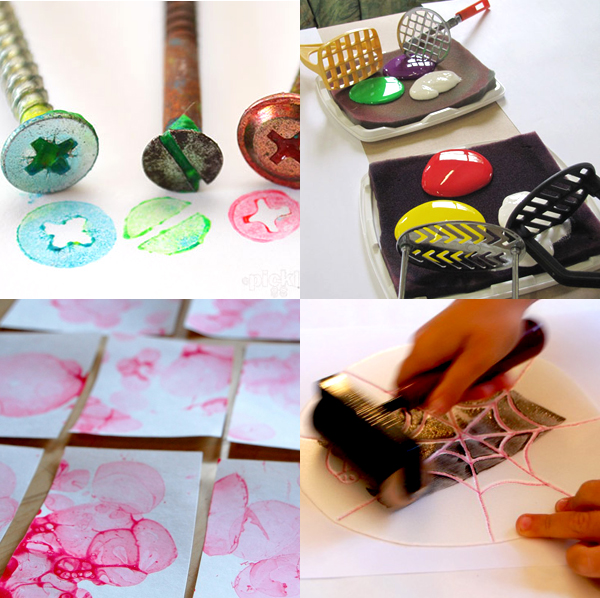 16 Easy Printmaking Projects for Kids | TinkerLab.com 