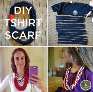 the no-sew t-shirt scarf