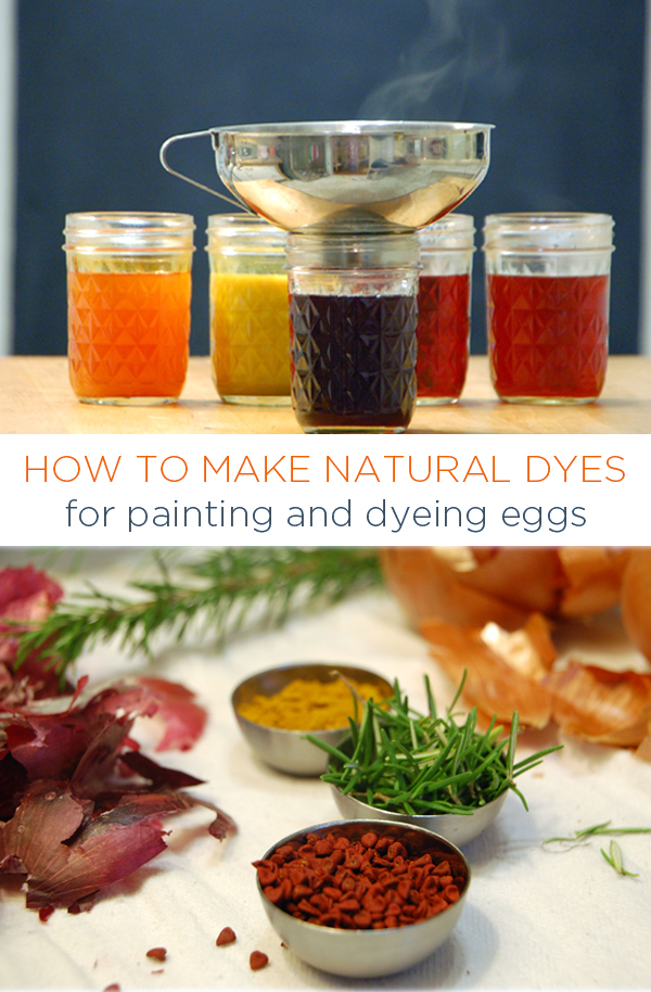 How to make natural dyes from beets, red cabbage, turmeric, blueberries, and annatto seeds.