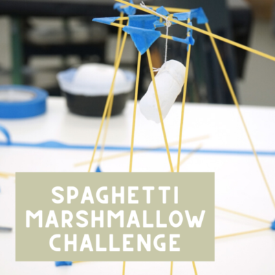 spaghetti tower marshmallow challenge
