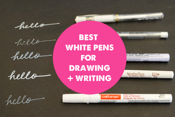 The Best White Pen for Writing and Drawing on Black Paper