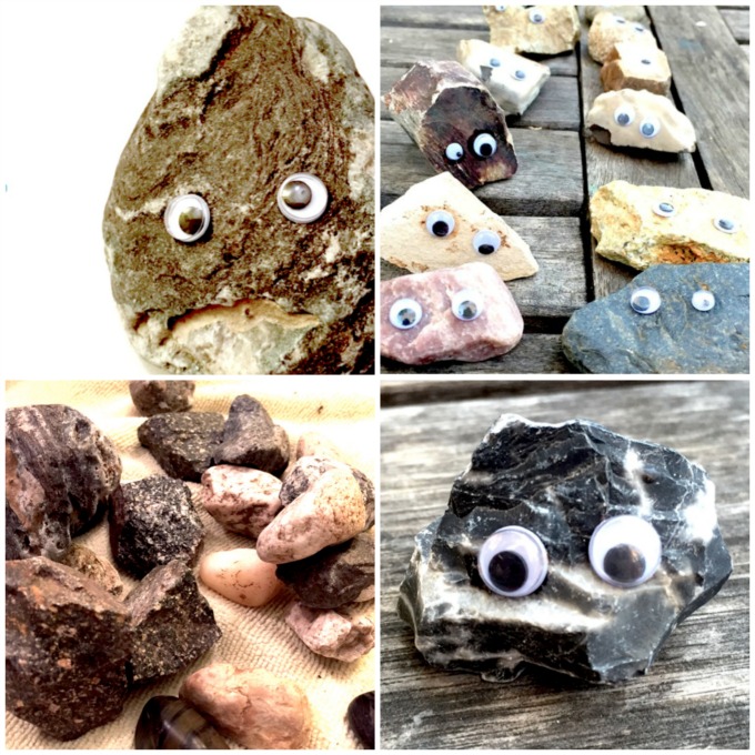 Make Pet Valentines with Rocks and Googly Eyes!