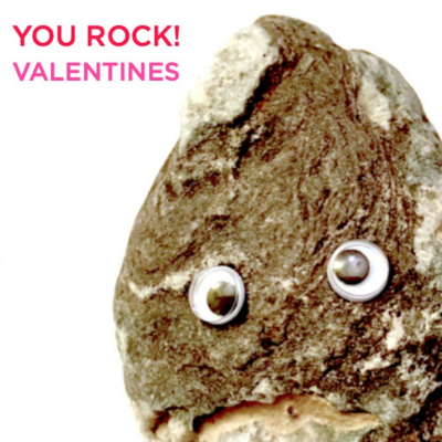 you rock valentines | handmade, no-candy, eco-friendly, kids valentines