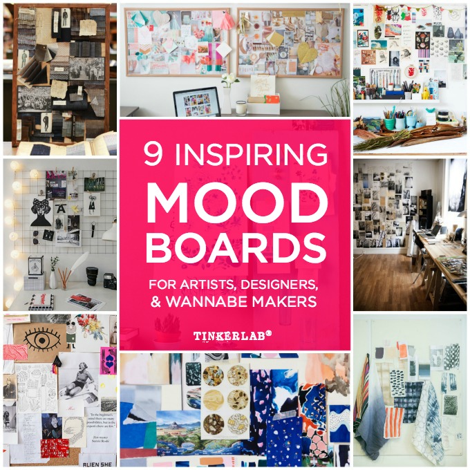Inspiring Mood Board Examples for artists, designers, and wannabe makers.