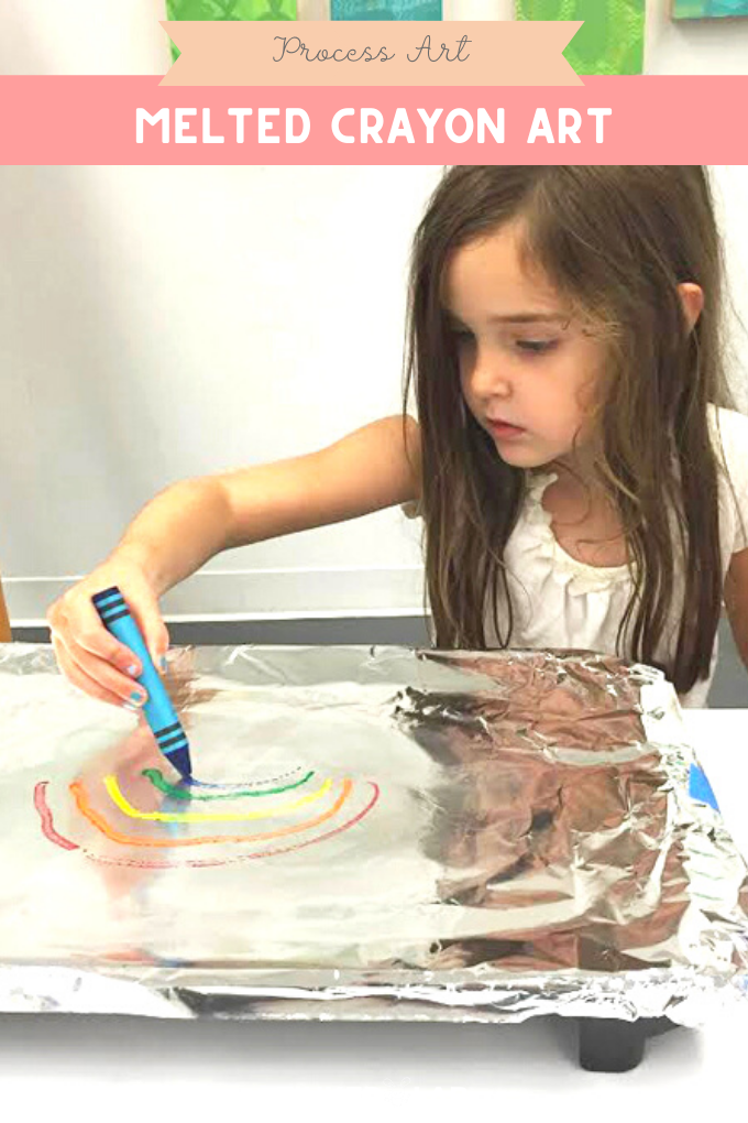 how to make melted crayon art
