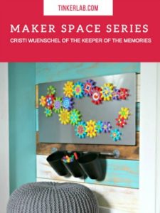 Home maker space for a family on TinkerLab