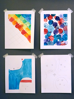 simple frame paintings