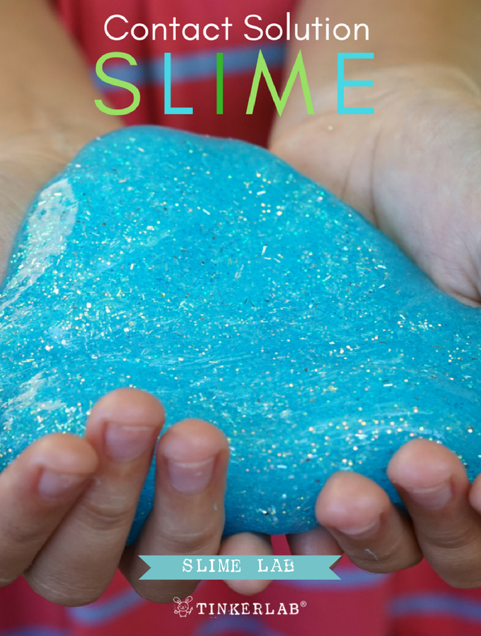 Glitter Slime from the TinkerLab Slime Lab