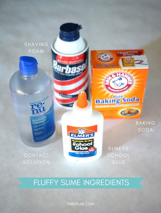 Fluffy slime ingredients _ TinkerLab