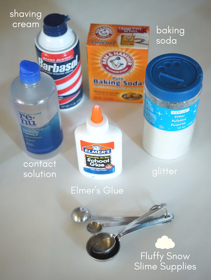 fluffy snow slime supplies